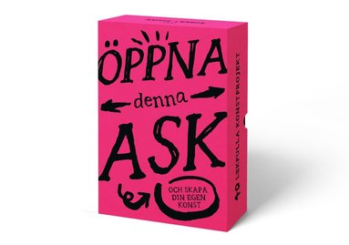 bokomslag Öppna denna ask och skapa din egen konst : 40 lekfulla konstprojekt