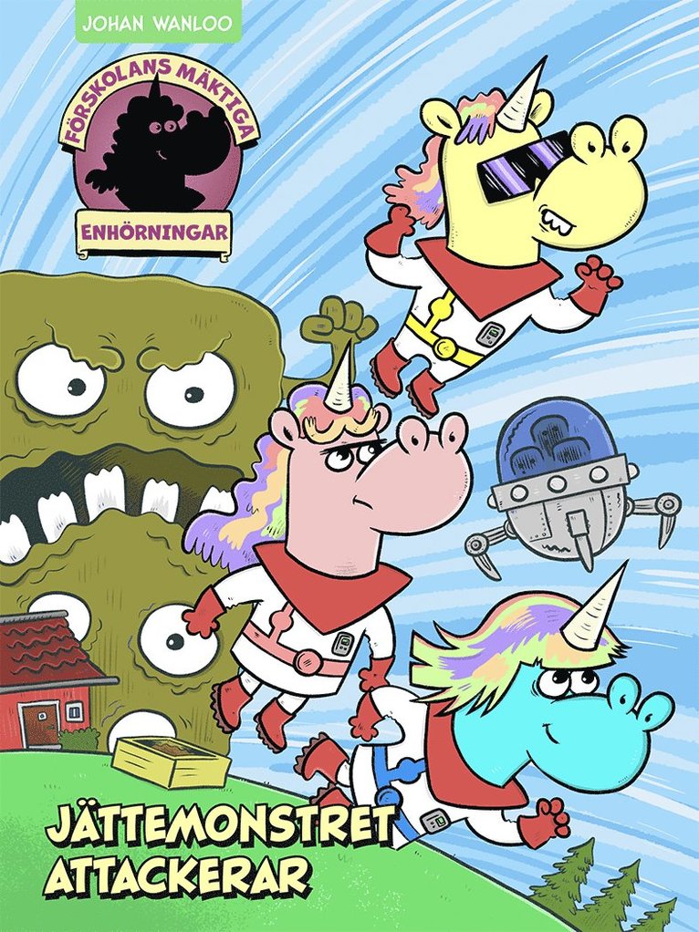 Jättemonstret attackerar