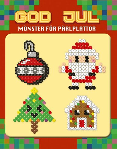 God jul : mönster för pärlplattor, Inbunden