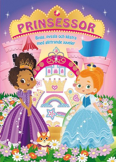 bokomslag Prinsessor : bygg, pyssla och klistra med glittrande juveler