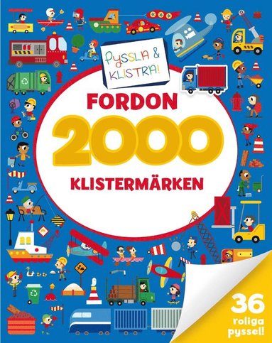 bokomslag 2000 klistermärken: Fordon