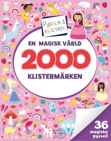 bokomslag 2000 klistermärken. En magisk värld