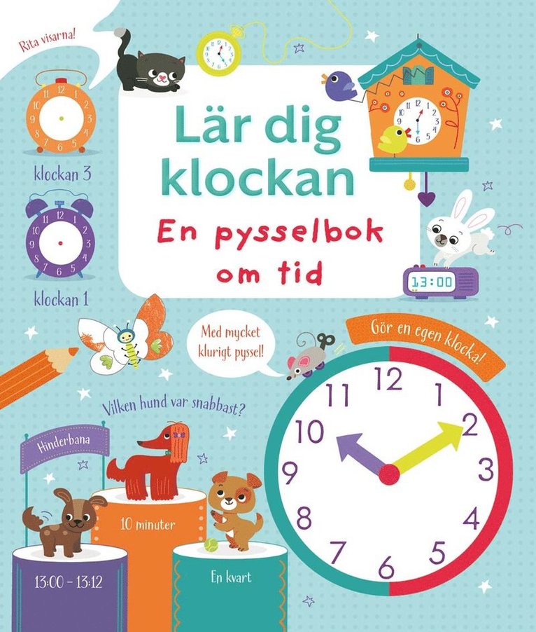 Lär dig klockan: en pysselbok om tid 1