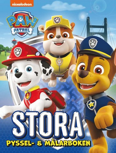 bokomslag Paw Patrol. Stora pyssel- & målarboken