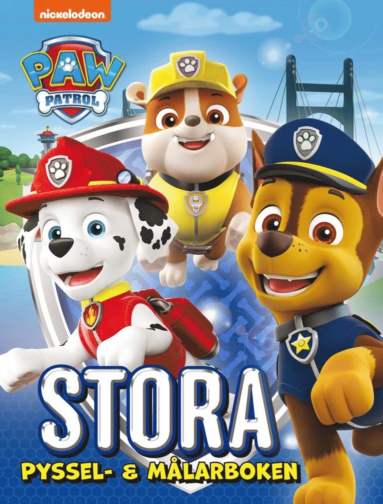 Paw Patrol. Stora pyssel- & målarboken, Häftad