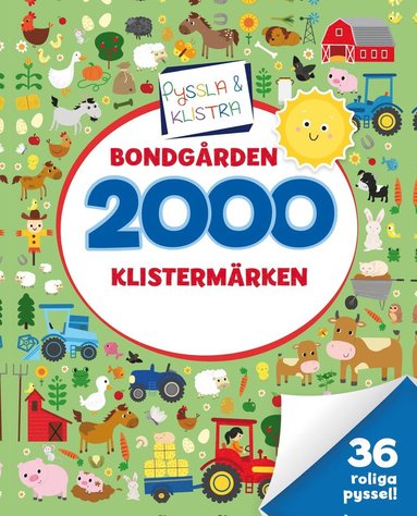 bokomslag 2000 klistermärken. Bondgården