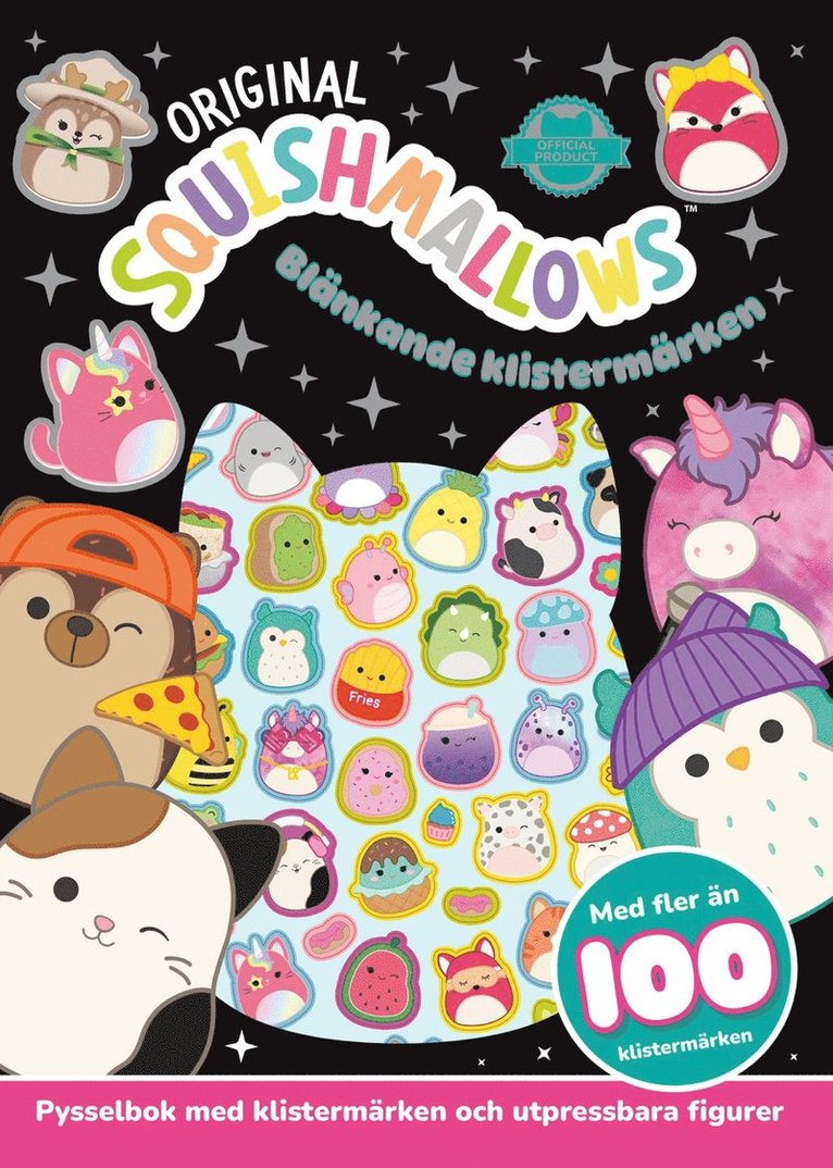 Squishmallows. Blänkande klistermärken 1