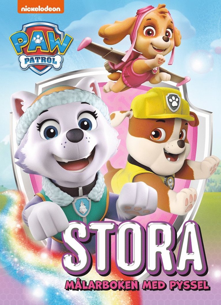 Paw Patrol. Stora målarboken med pyssel