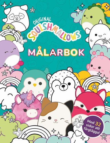 Squishmallows. Målarbok, Häftad