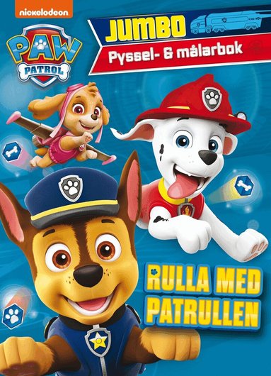 Rulla med Patrullen : pyssel och målarbok, Häftad