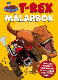 bokomslag T-rex målarbok