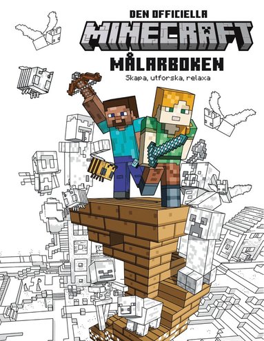 bokomslag Minecraft. Den officiella målarboken : Skapa, utforska, relaxa