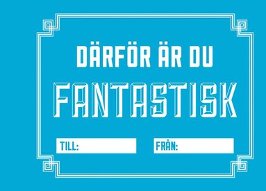 bokomslag Därför är du fantastisk