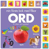 bokomslag Min första bok med flikar: Ord