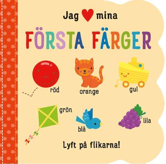 Jag [hjärta] mina första färger 1