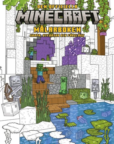 bokomslag Minecraft : den officiella målarboken - skapa, utforska och färglägg