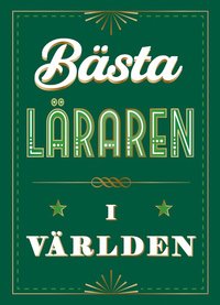 bokomslag Bästa läraren i världen