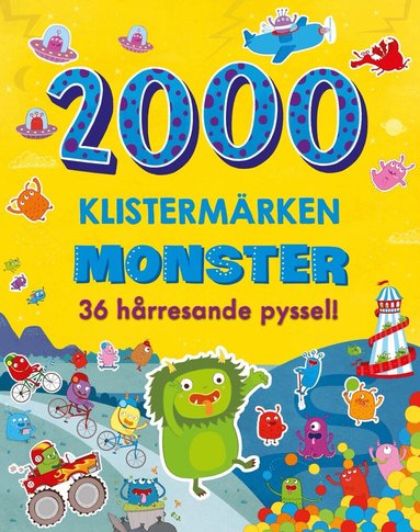 2000 klistermärken. Monster, Häftad
