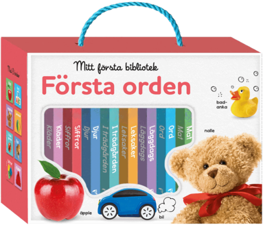 Mitt första bibliotek. Första orden, Kartonnage