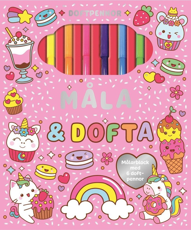 Måla & dofta : Målarblock med 6 doftpennor, Övrigt