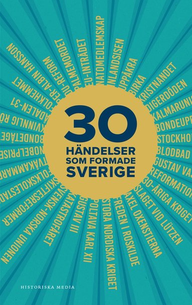 bokomslag 30 händelser som formade Sverige