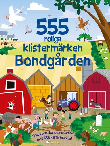 bokomslag 555 roliga klistermärken. Bondgården