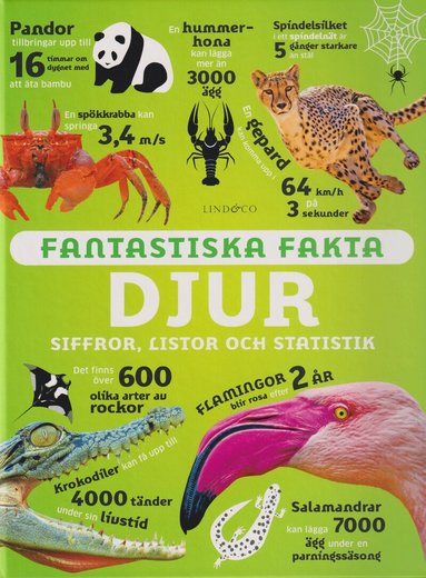 Richard Mead, Anna Claybourne, William Potter - Fantastiska fakta. Djur : siffror, listor och statistik, Inbunden