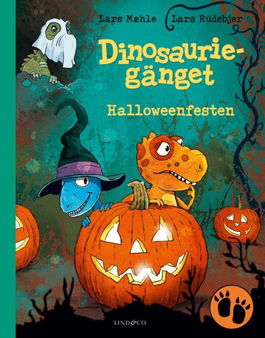 Lars Mæhle - Dinosauriegänget. Halloweenfesten, Inbunden