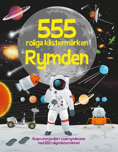 bokomslag 555 roliga klistermärken. Rymden