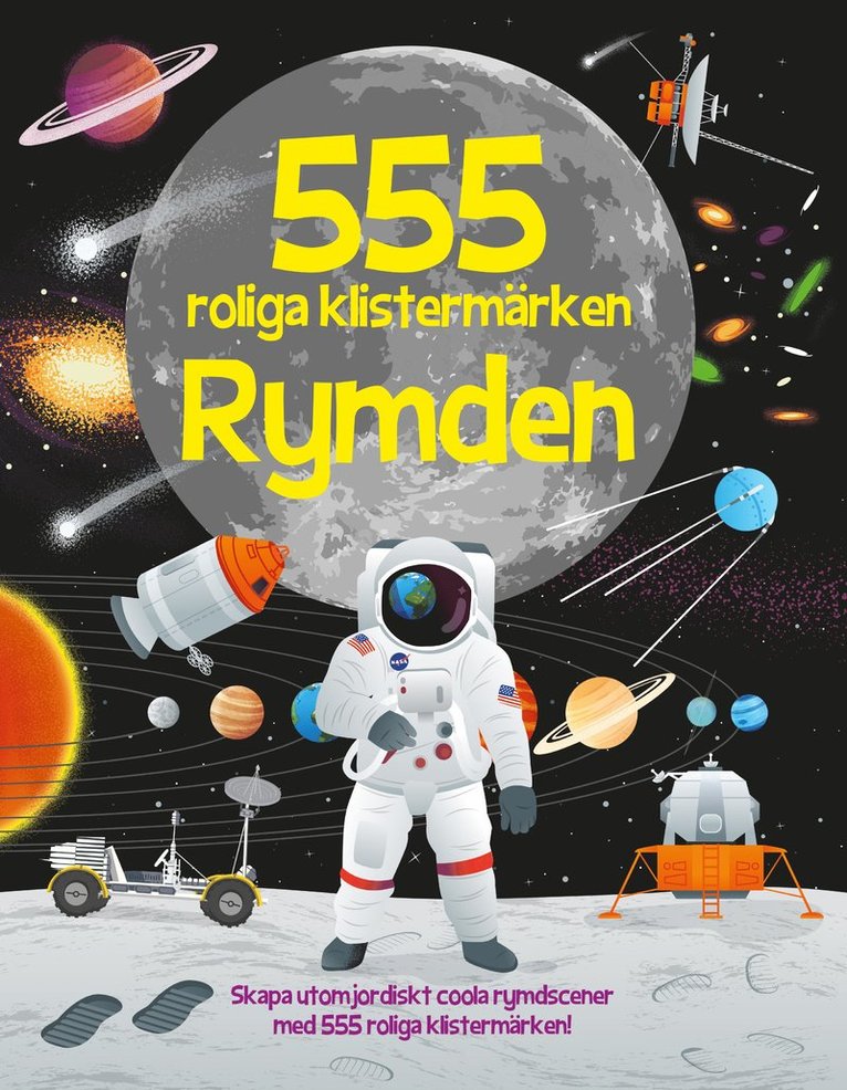 555 roliga klistermärken. Rymden 1