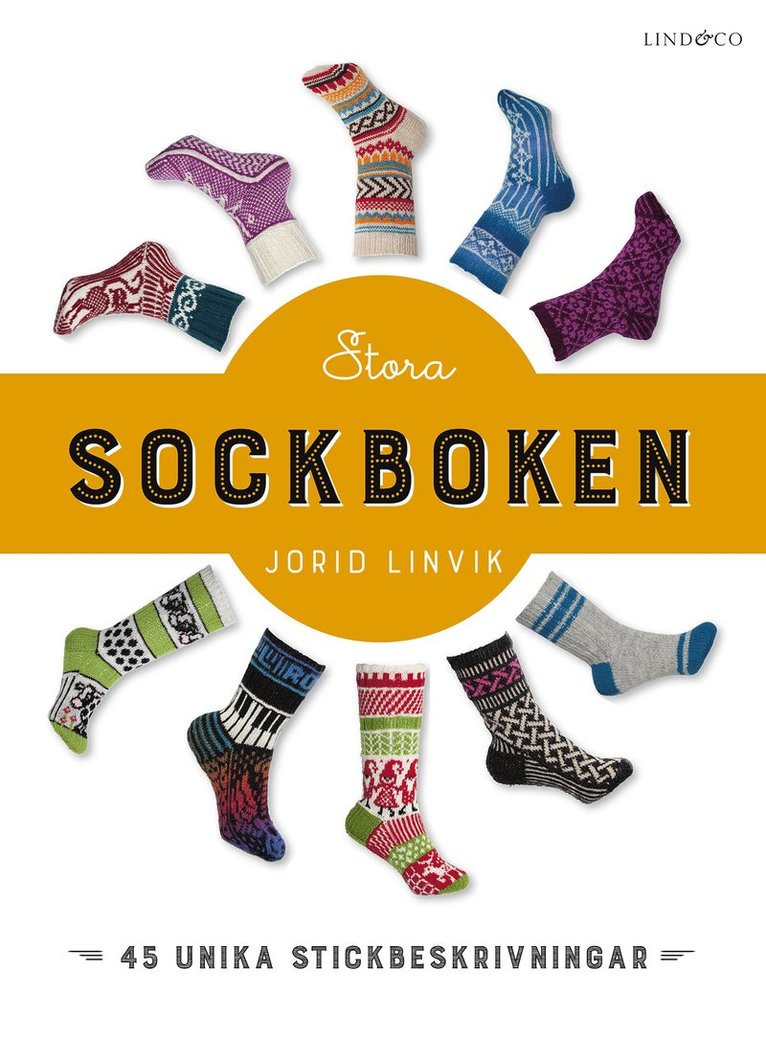 Stora sockboken : 45 unika stickbeskrivningar 1