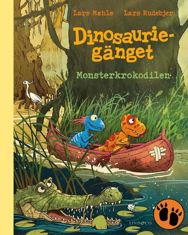 Lars Mæhle - Dinosauriegänget. Monsterkrokodilen, Inbunden