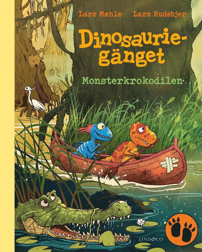 Lars Mæhle - Dinosauriegänget. Monsterkrokodilen, Inbunden