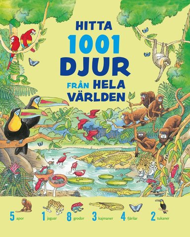 Ruth Brocklehurst - Hitta 1001 djur från hela världen, Inbunden