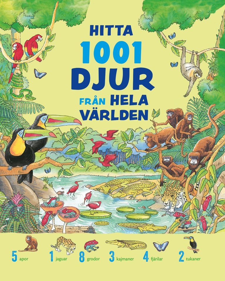 Ruth Brocklehurst - Hitta 1001 djur från hela världen, Inbunden