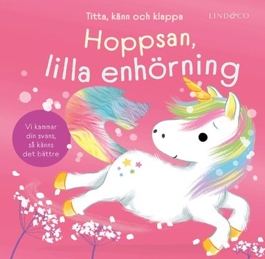 Anna Milbourne - Hoppsan, lilla enhörning : titta känn och klappa, Kartonnage