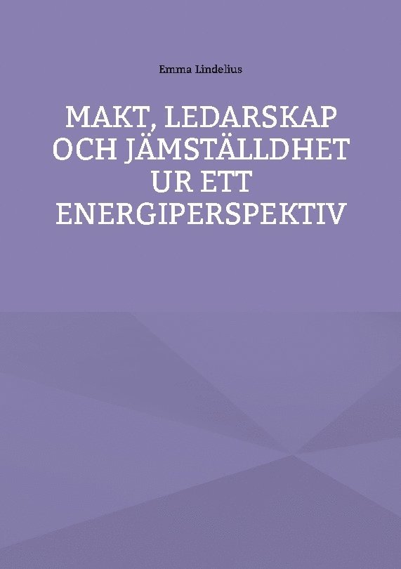 Makt, ledarskap och jämställdhet ur ett energiperspektiv 1