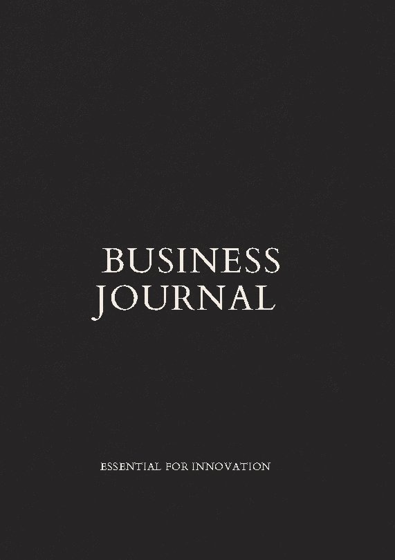 Business journal : essential for innovation