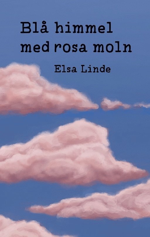 Blå himmel med rosa moln 1