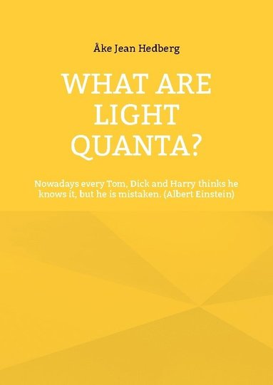 bokomslag What are light quanta? : nowadays every Tom, Dick and Harry thinks he knows