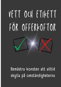 bokomslag Vett och etikett för offerkoftor