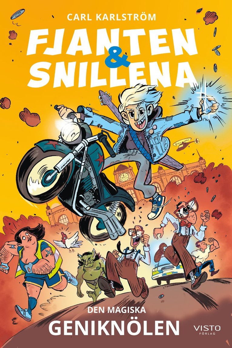 Carl Karlström - Den magiska geniknölen, Inbunden