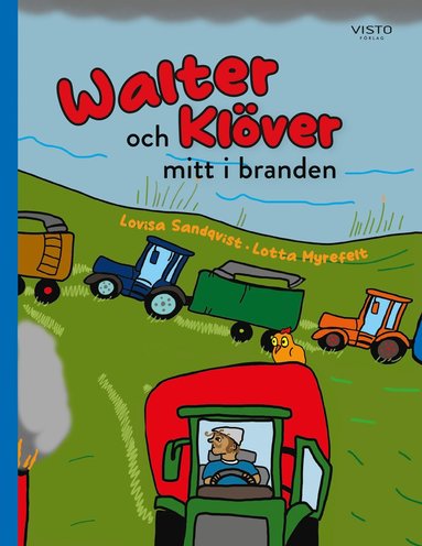 bokomslag Walter och Klöver mitt i branden