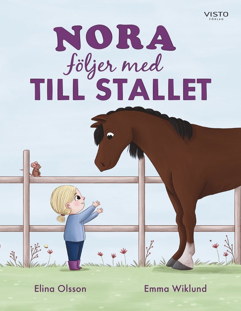 Nora följer med till stallet 1