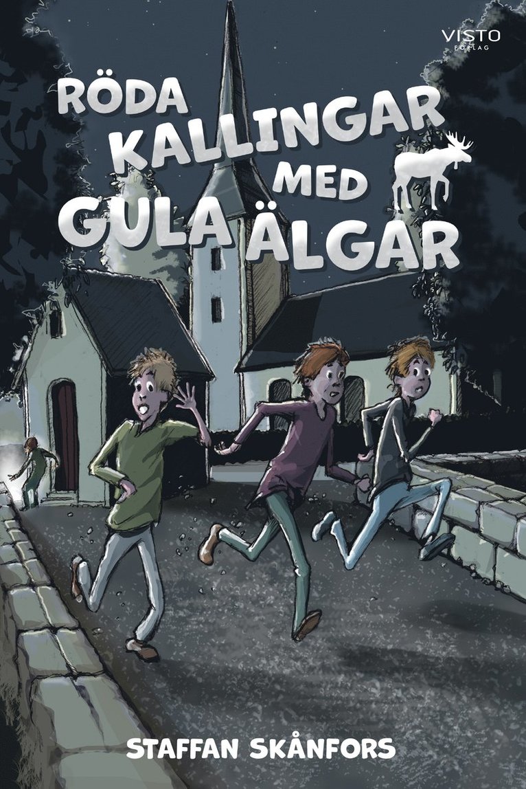 Röda kallingar med gula älgar 1