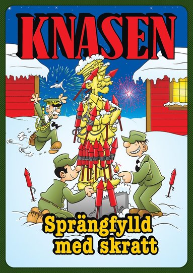 bokomslag Knasen julalbum 2024. Sprängfylld med skratt