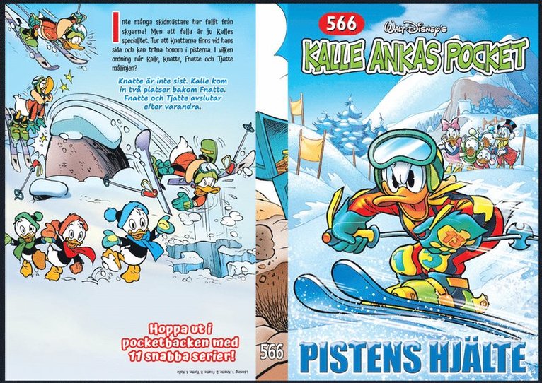 Kalle Ankas Pocket 566. Pistens hjälte