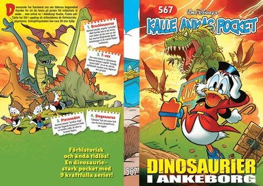 bokomslag Kalle Ankas Pocket 567. Dinosaurier i Ankeborg