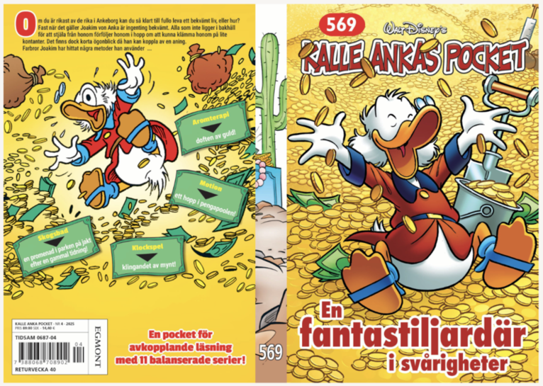 Kalle Ankas Pocket 569. En fantasimiljardär i svårigheter 1