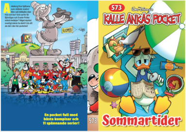 bokomslag Kalle Ankas Pocket 573. Sommartider